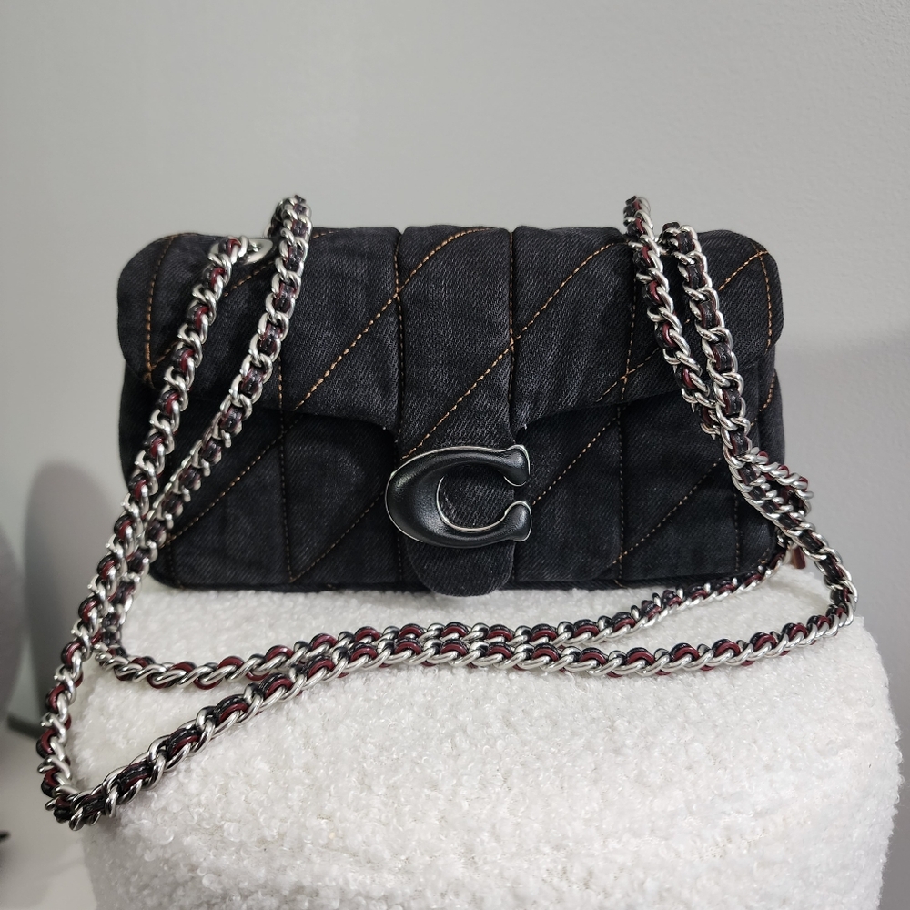 Coach Denim Tabby 2 Way Bag - Picture 3 of 16
